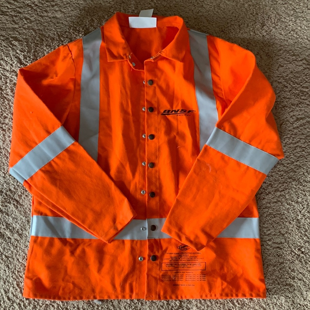 Guardline Jacket - bright orange with visibility tape